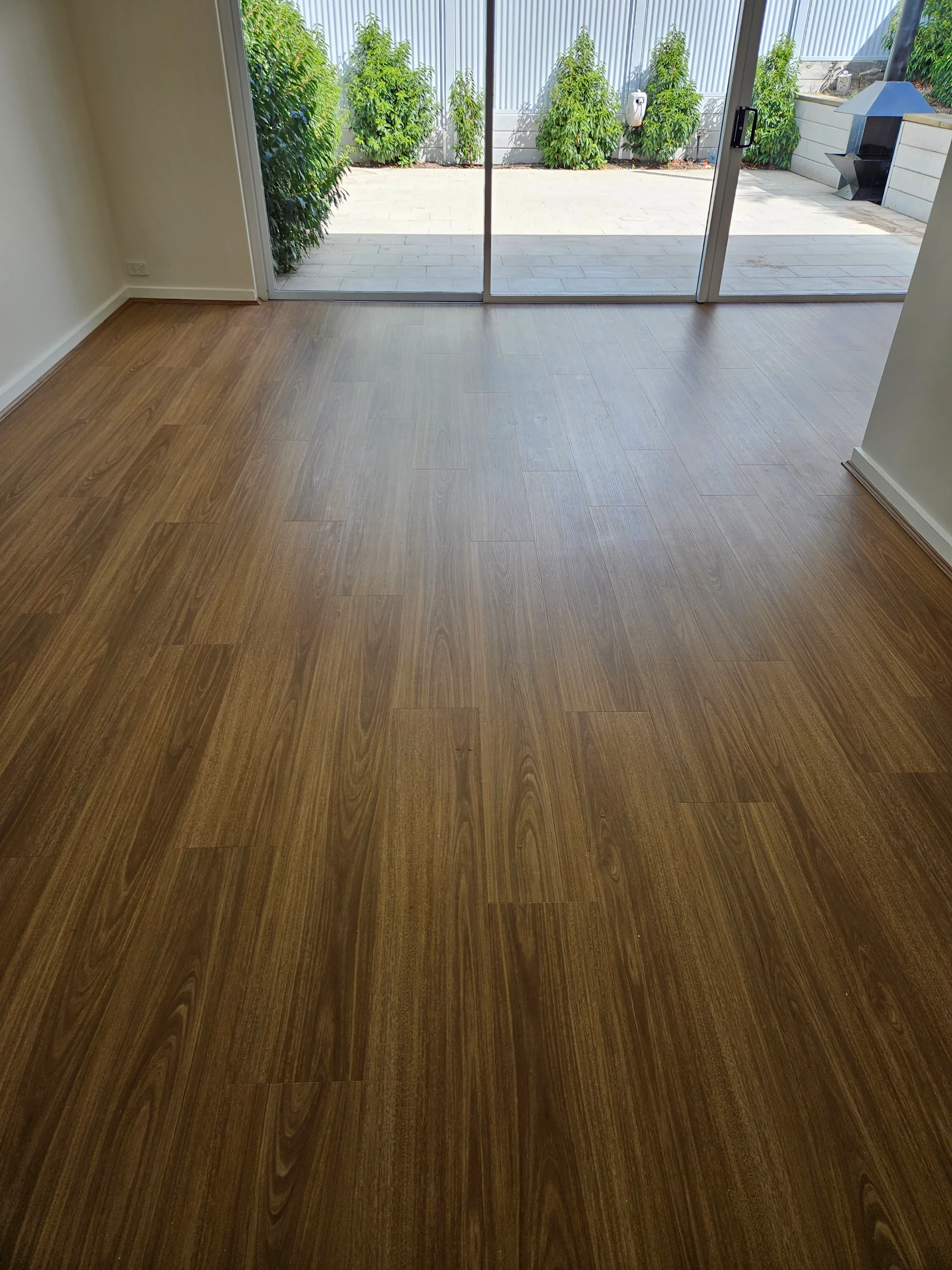 Hybrid flooring installed in a Burwood home